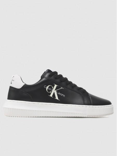 Tenis Hombre Negro Calvin Klein