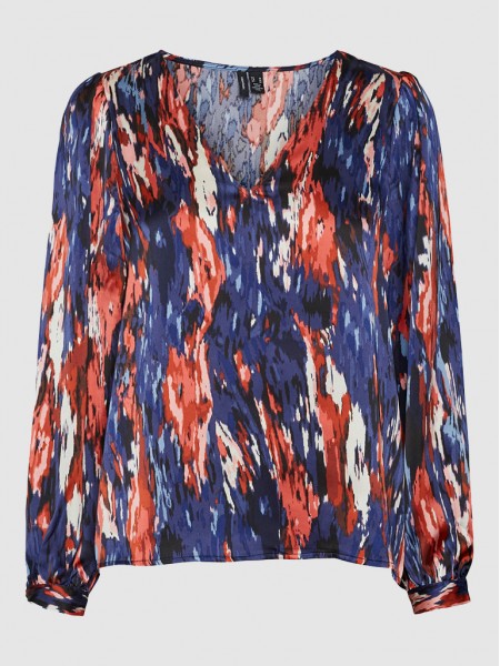 Blouse Woman Print Vero Moda