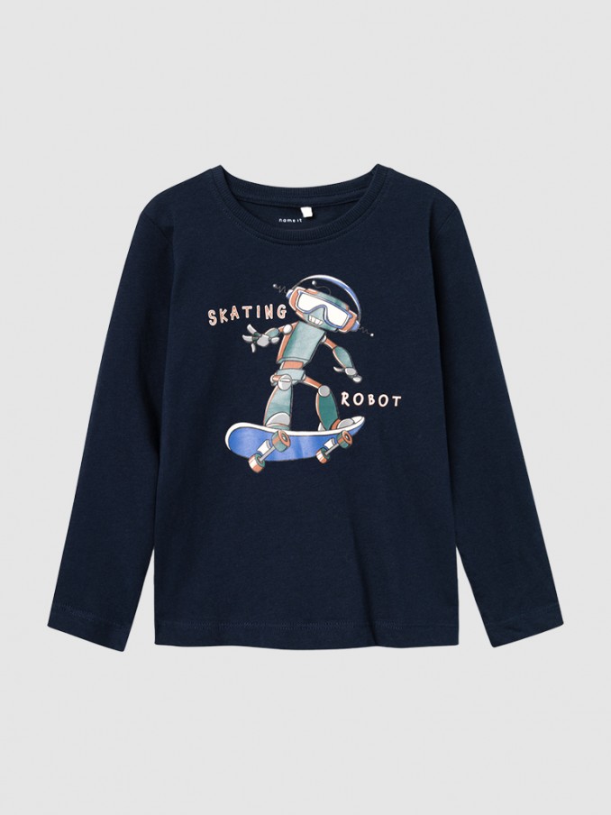 T-Shirt Boy Navy Blue Name It