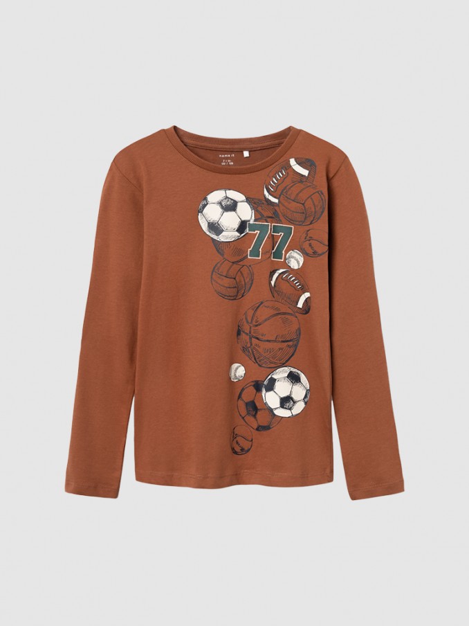 Camiseta Nio Marrn Name It