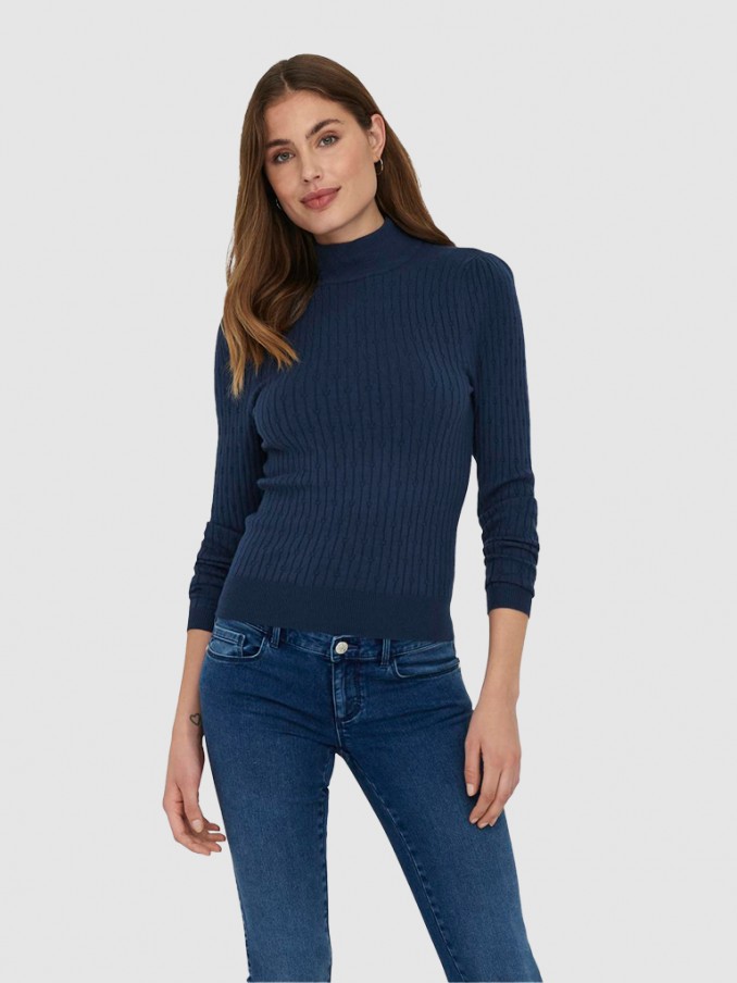 Pullover Woman Blue Only