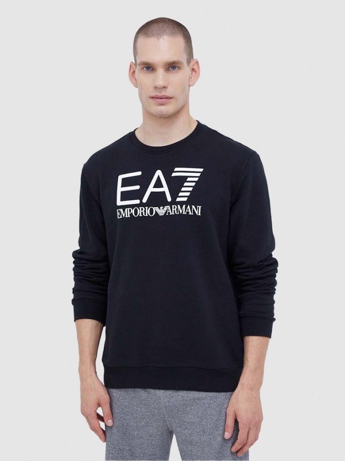 Jersey Hombre Negro Ea7 Emporio Armani