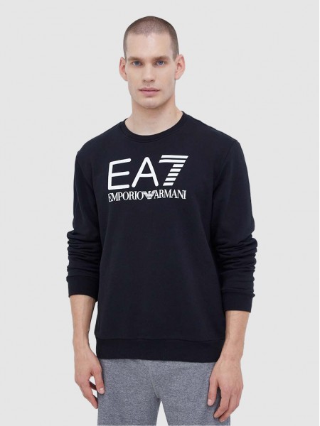 Jersey Hombre Negro Ea7 Emporio Armani