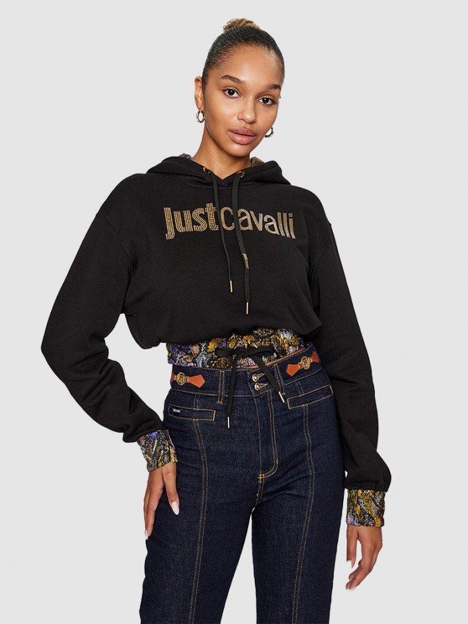 Jersey Mujer Negro Just Cavalli