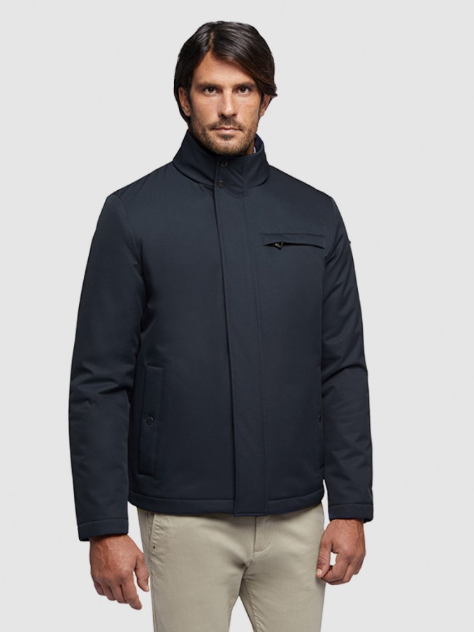 Jacket Man Navy Blue Geox