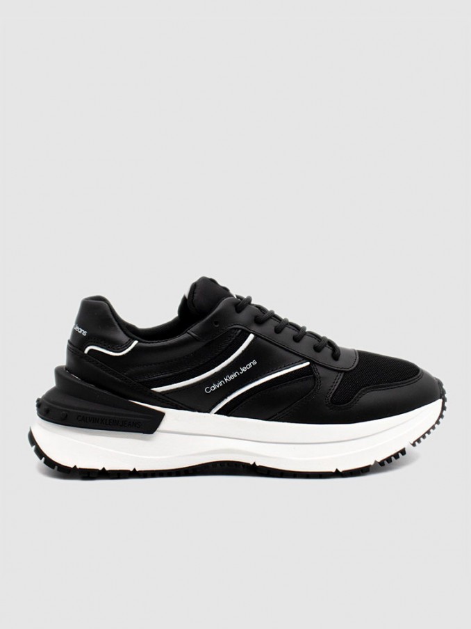 Tenis Hombre Negro Calvin Klein