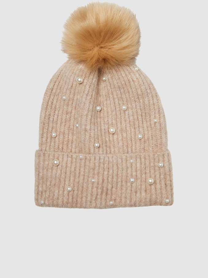 Beanie Woman Beige Vero Moda