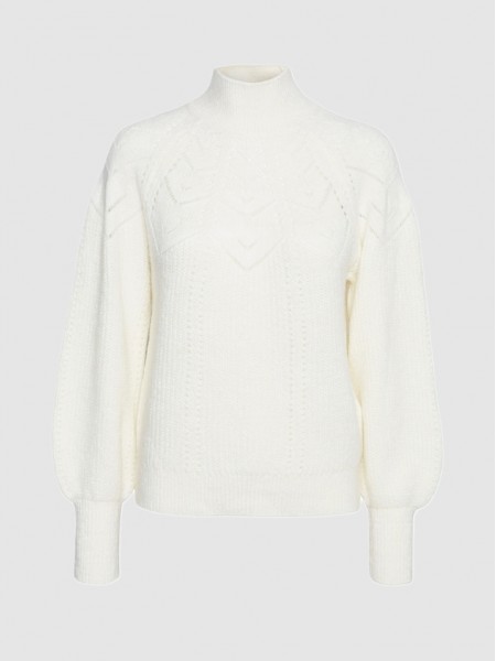 Pullover Woman White Vero Moda