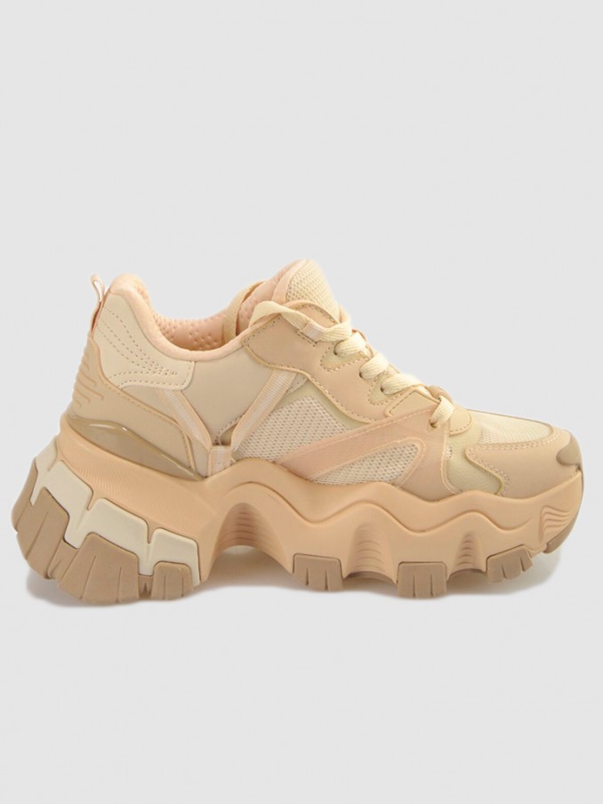 Sneakers Woman Beige Buffalo