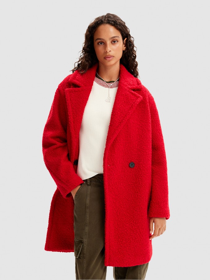 Chaqueta Mujer Rojo Desigual