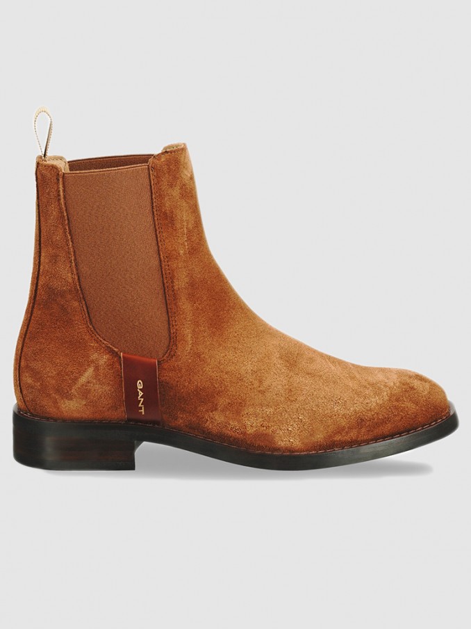 Boots Woman Camel Gant