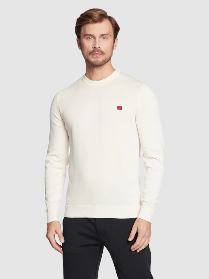 Pullover Man Light Gray Hugo Boss