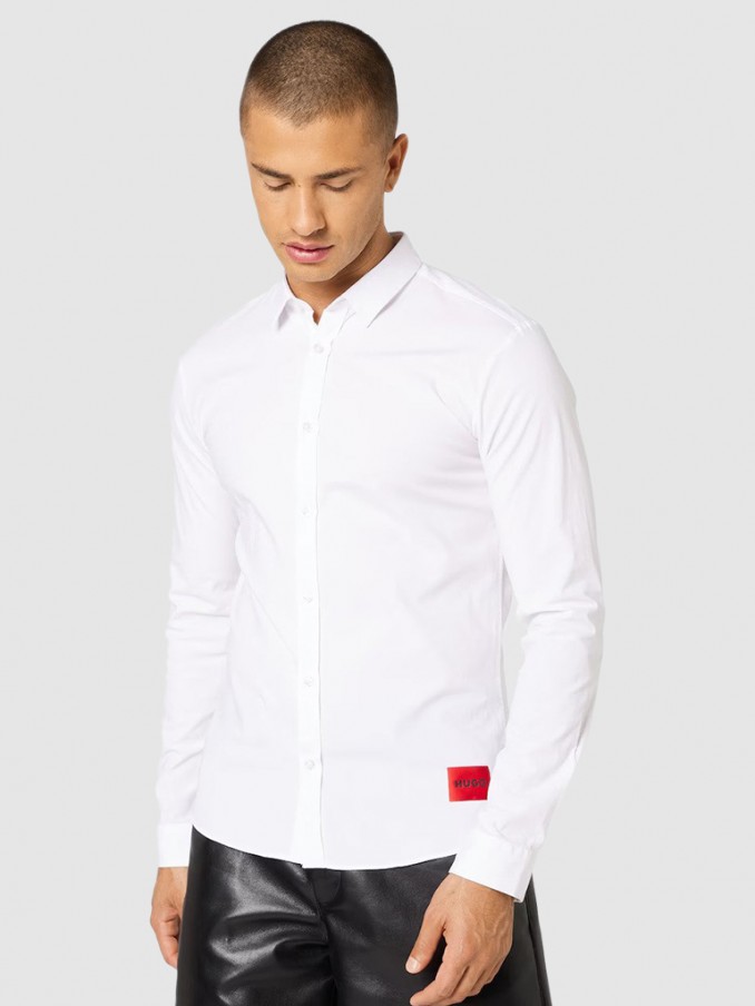 Camisa Hombre Blanco Hugo Boss