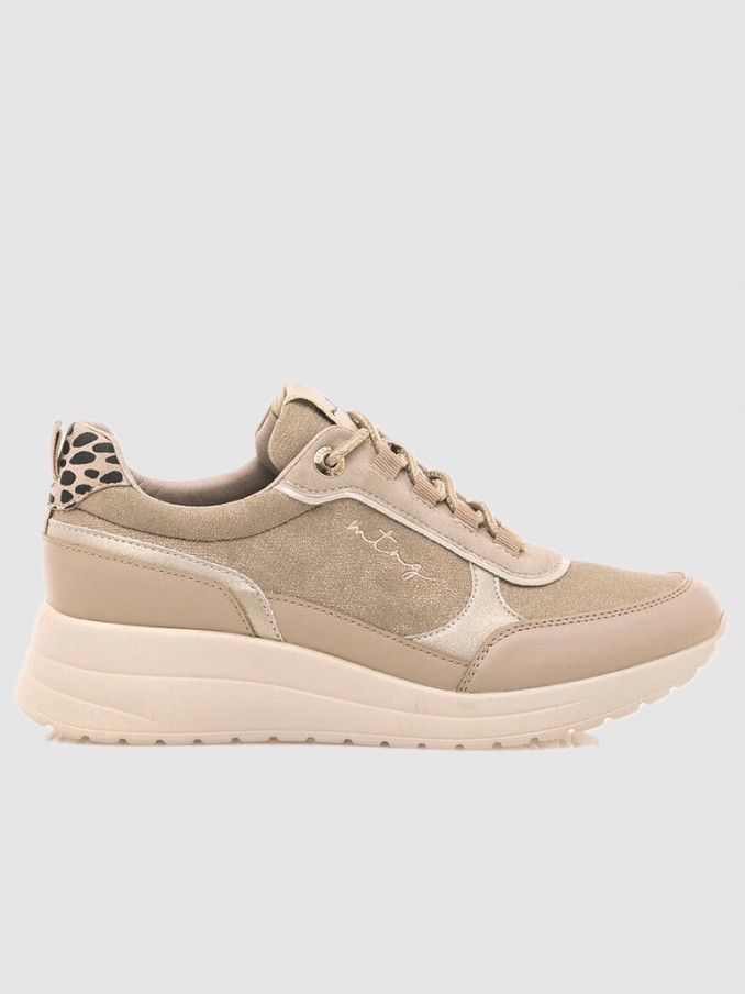 Sneakers Woman Beige Mtng