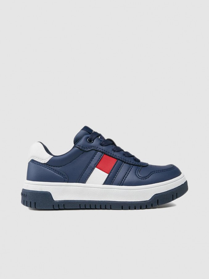 Tenis Nio Azul Marino Tommy Jeans Kids