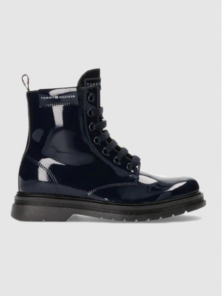 Boots Girl Navy Blue Tommy Jeans Kids