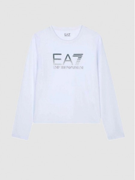 Camiseta Nia Blanco Ea7 Emporio Armani
