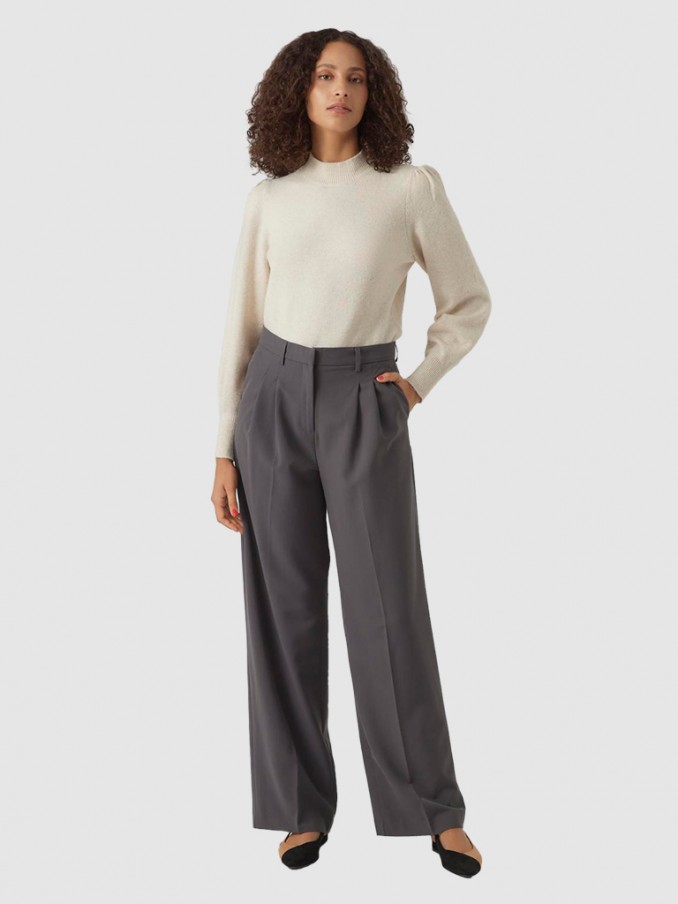 Pullover Woman Cream Vero Moda