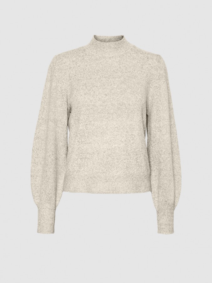 Pullover Woman Cream Vero Moda