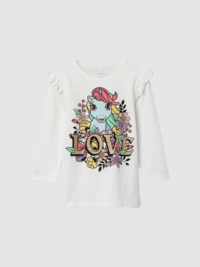 Camiseta Niña Blanco Name It