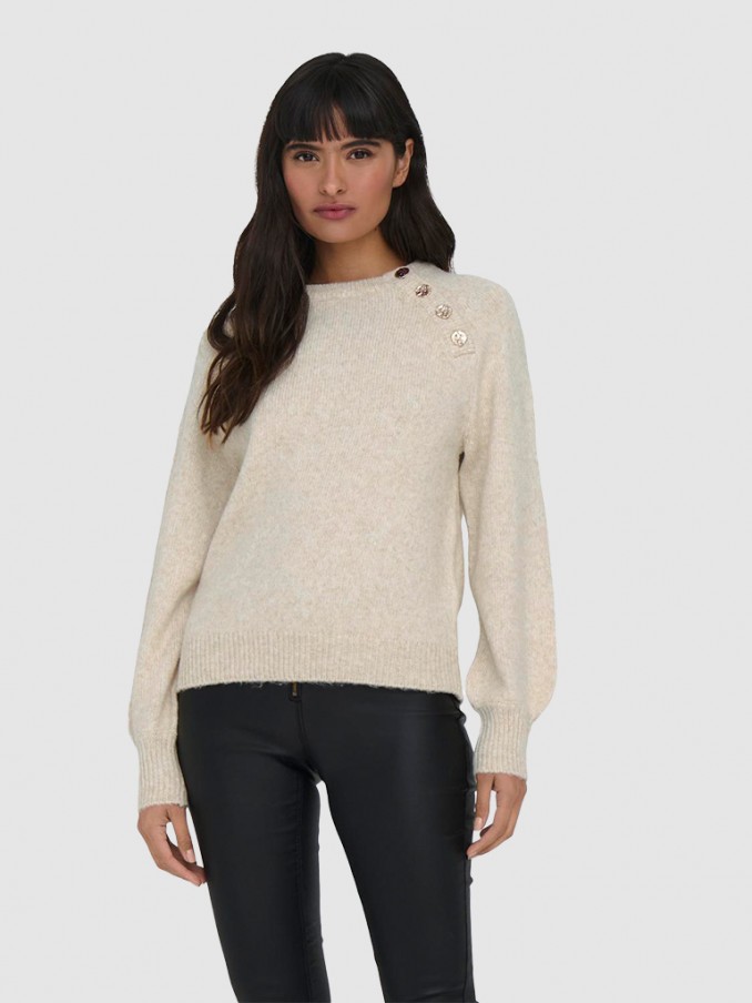 Pullover Woman Cream Only