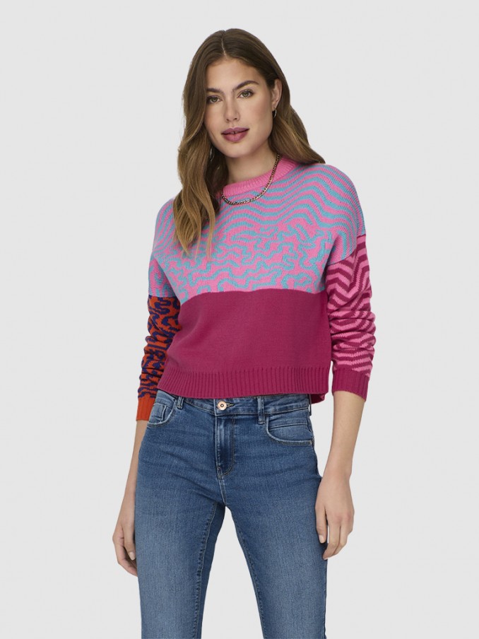 Pullover Woman Multicolor Only