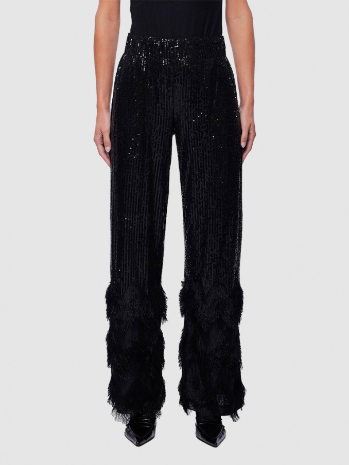 Pantalones Mujer Negro Yas