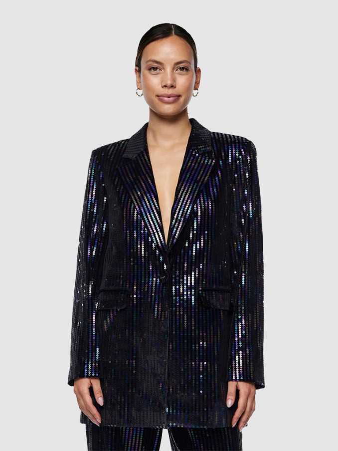 Blazer Mujer Negro Yas
