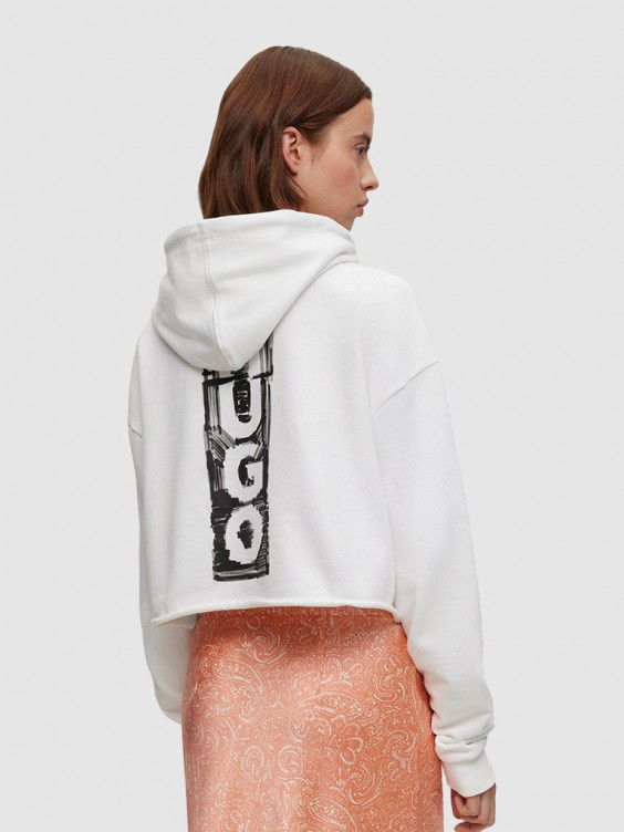 White hugo sale boss jumper