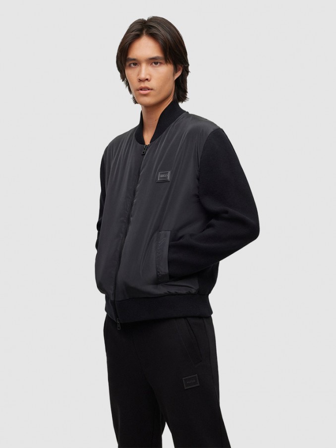 Jacket Man Black Hugo Boss