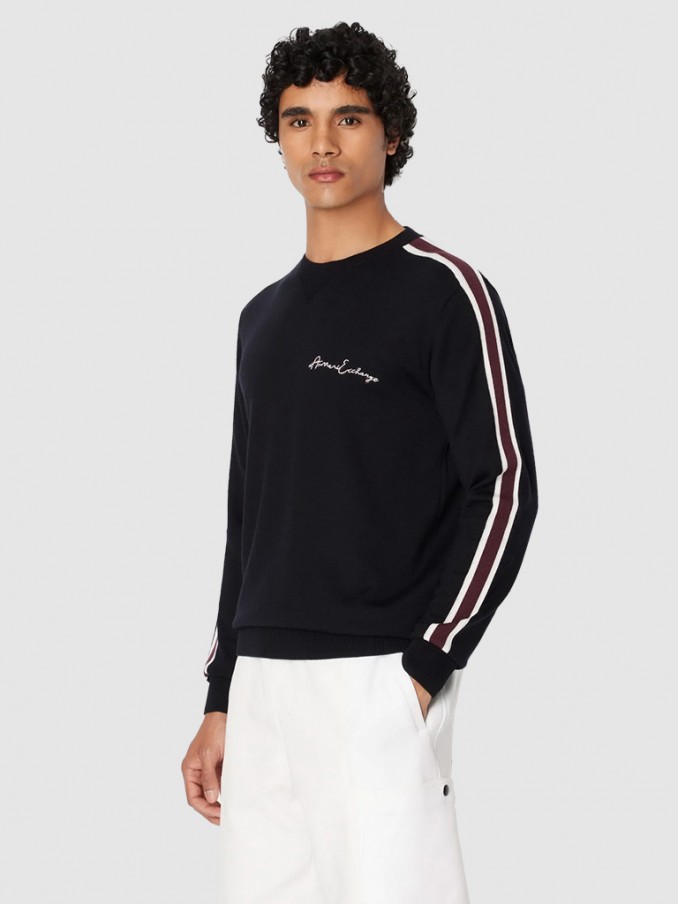 Sueter Hombre Azul Marino Armani Exchange