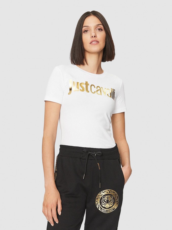 Camiseta Mujer Blanco Just Cavalli