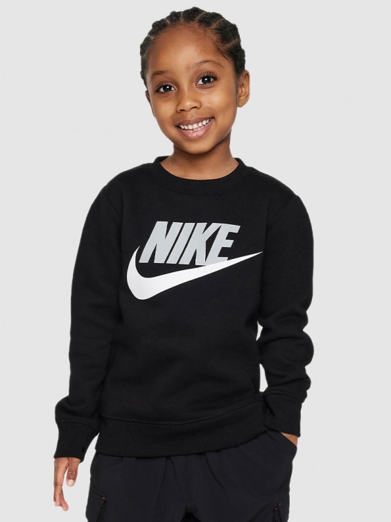 nike black cropped jumper