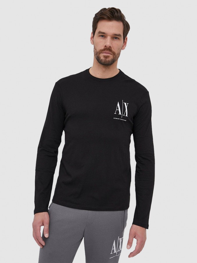 T-Shirt Man Black Armani Exchange