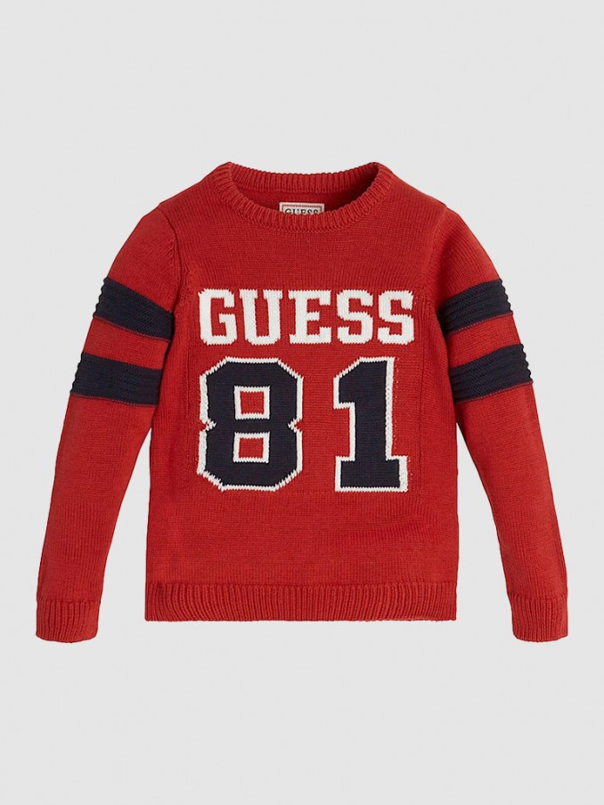 Knitwear Boy Red Guess