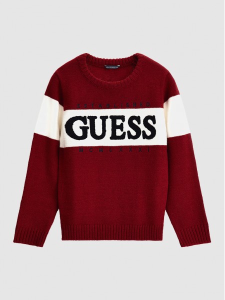 Pullover Boy Red Guess