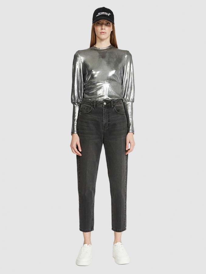 Pantalones Mujer Gris John Richmond