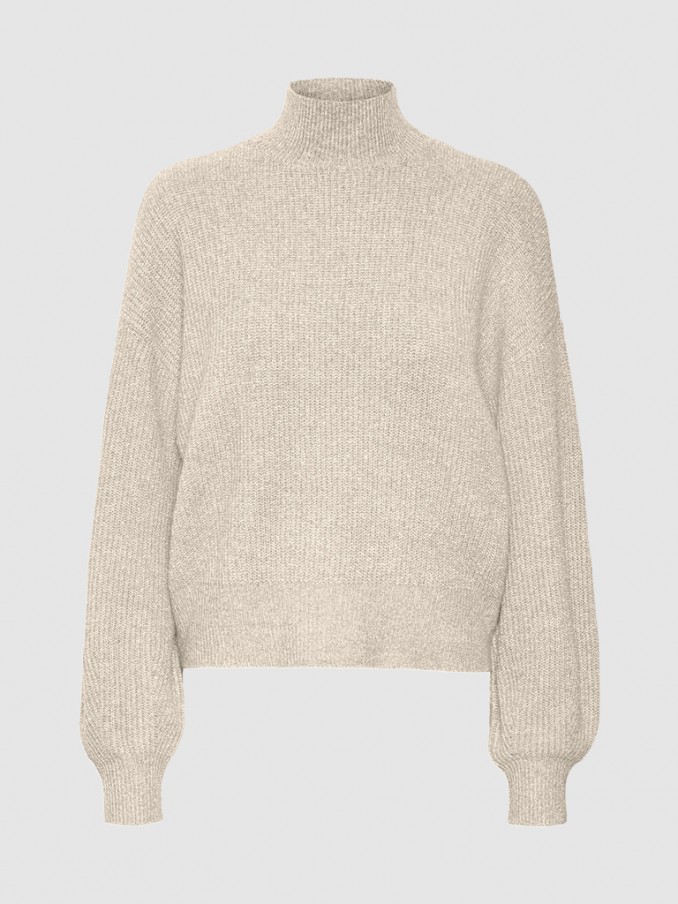 Pullover Woman Cream Vero Moda