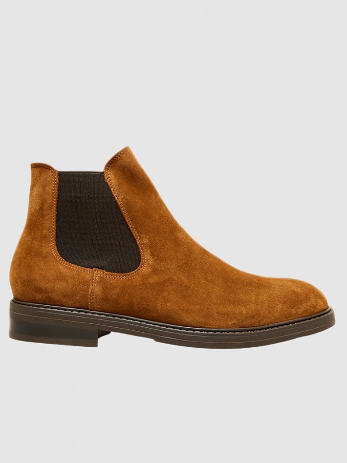 Botas Hombre Camello Selected