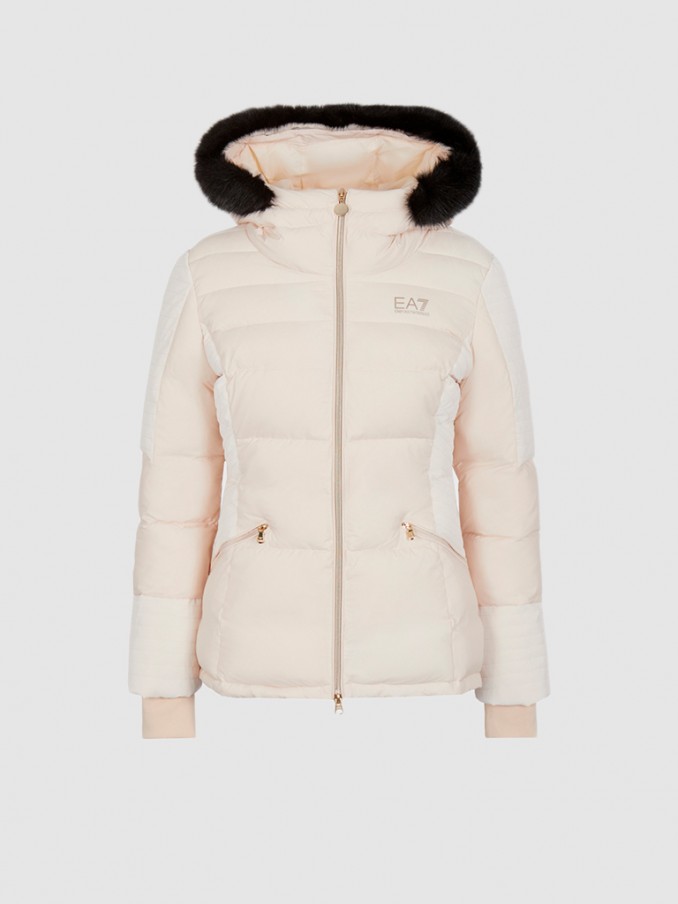 Chaqueta Mujer Crema Ea7 Emporio Armani 6rtb14tndaz 6rtb14tndaz 124