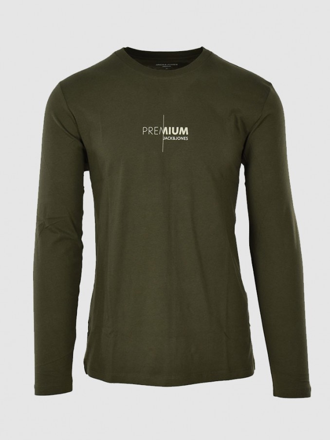 Camiseta Hombre Verde Jack & Jones