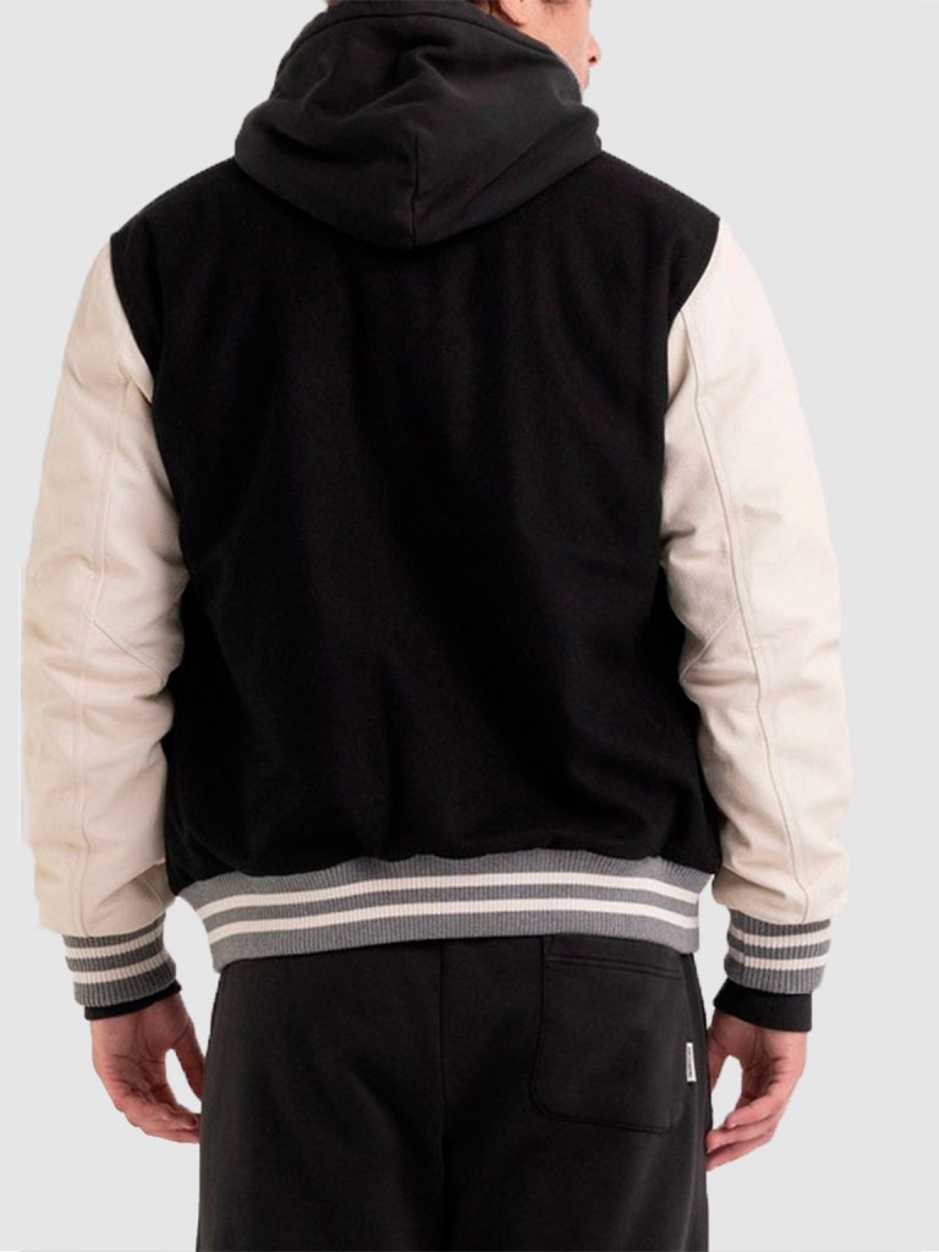 Jacket Man Black Franklin Marshall - Jm8027 - JM8027.2 - Mellmak