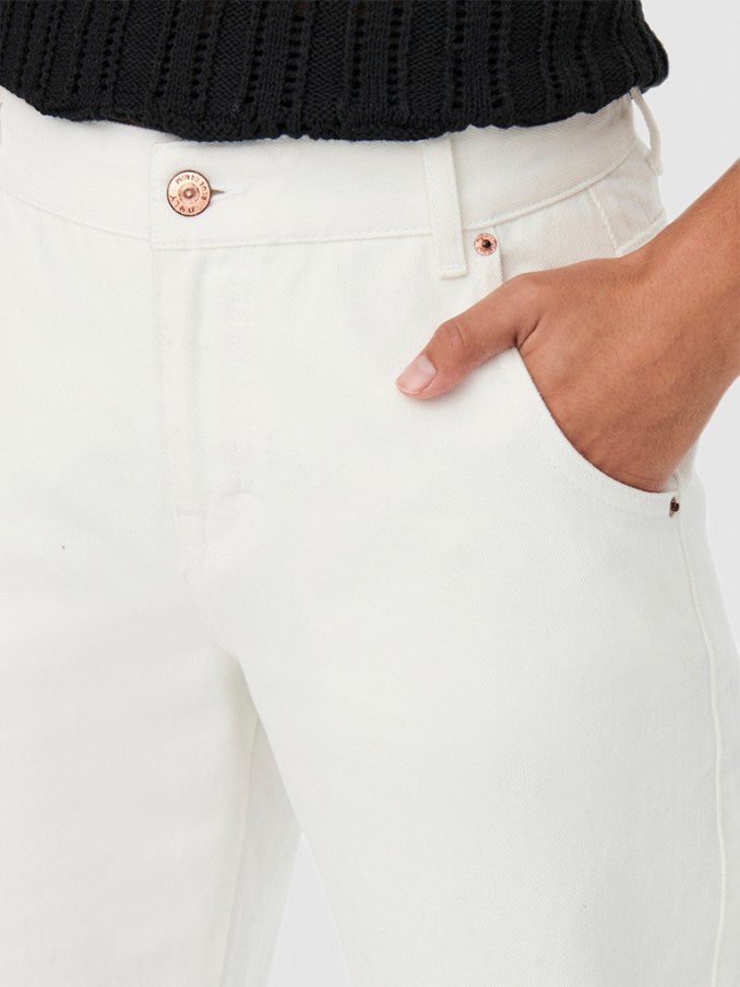 Pantalones Mujer Blanco Only
