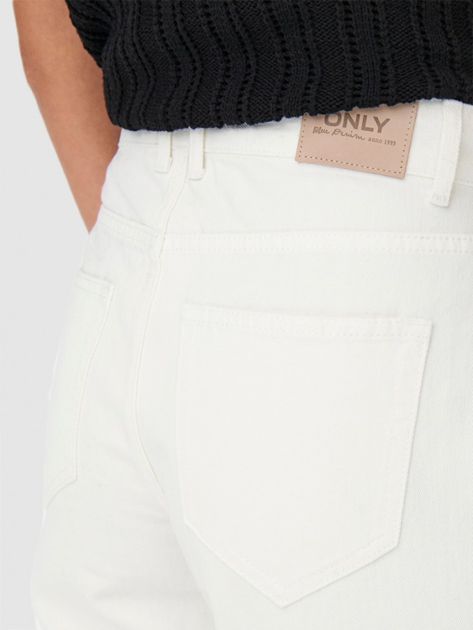 Pantalones Mujer Blanco Only