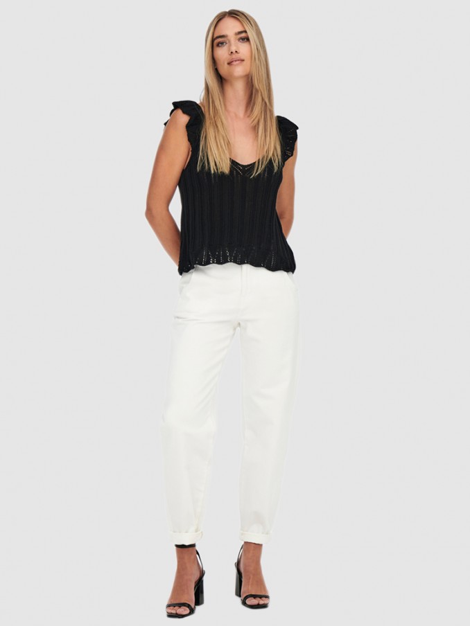 Pantalones Mujer Blanco Only