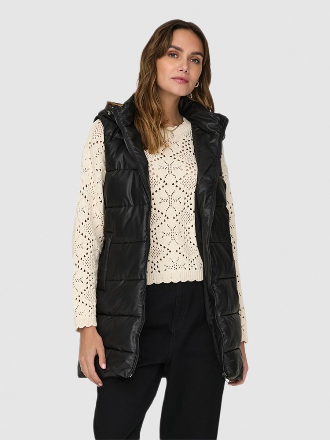 Chaqueta Mujer Negro Only
