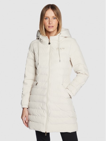 Jacket Woman Cream Ea7 Emporio Armani