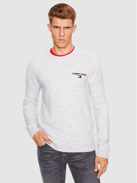 Pullover Man Grey Tommy Jeans