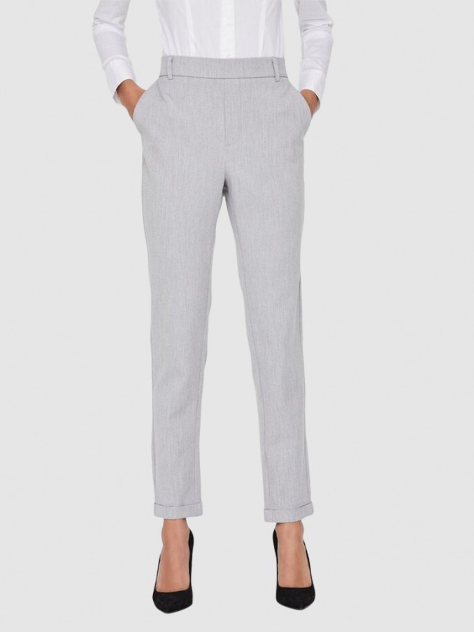 Pants Woman Grey Vero Moda