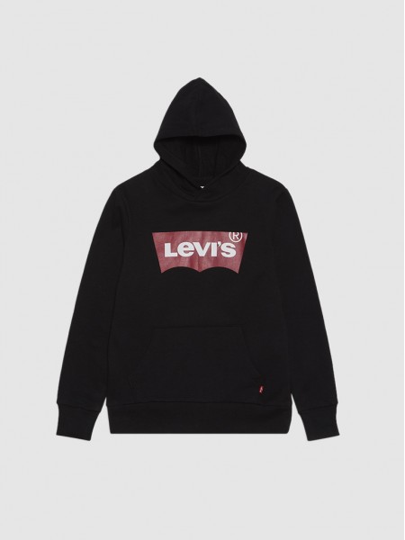 Sweatshirt Boy Black Levis